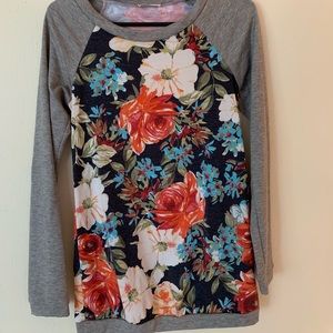 Floral Boutique Long Sleeve Tee